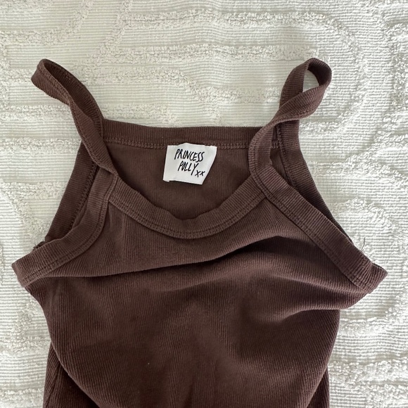 Princess Polly Tops - Brown Bodysuit